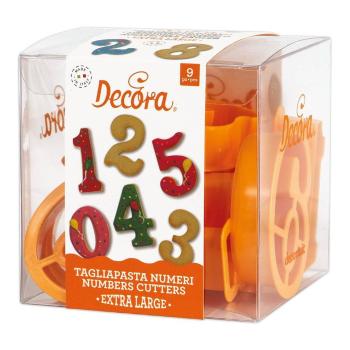 Vykrajovátka číslice 9ks 7,5cm - Decora