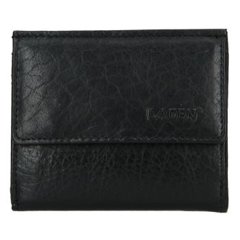 Pánská kožená slim peněženka Lagen Jonatan - černá