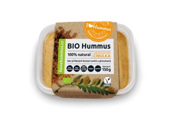 Hummus - cizrnová pomazánka s karamelizovanou cibulkou 150 g BIO I LOVE HUMMUS