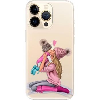 iSaprio Kissing Mom - Blond and Girl pro iPhone 13 Pro Max (kmblogirl-TPU3-i13pM)