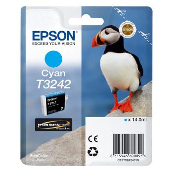 EPSON T3242 (C13T32424010) - originální cartridge, azurová, 14ml