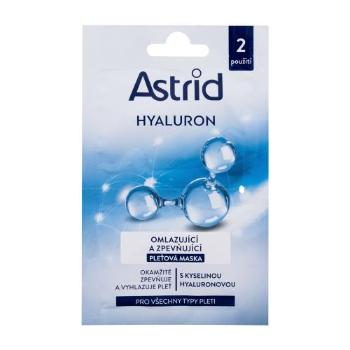 Astrid Hyaluron Rejuvenating And Firming Facial Mask 2x8 ml pleťová maska pro ženy zpevnění a lifting pleti