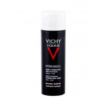 Vichy Homme Hydra Mag C+ 50 ml denní pleťový krém na všechny typy pleti; na otoky a kruhy pod očima; na citlivou a podrážděnou pleť; na unavenou pleť