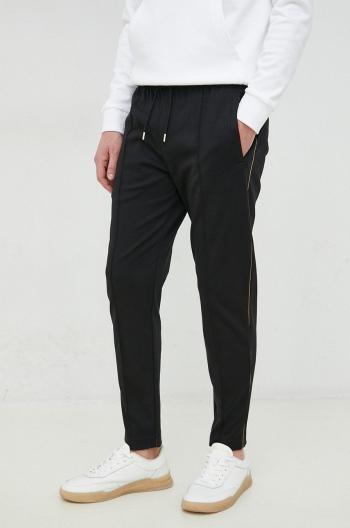 Kalhoty BOSS pánské, černá barva