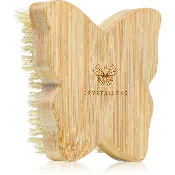 Crystallove Bamboo Butterfly Agave Body Brush masážní kartáč na tělo 1 ks