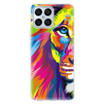 Odolné silikonové pouzdro iSaprio - Rainbow Lion - Honor X8