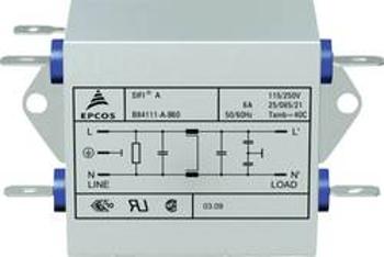 Odrušovací filtr Epcos B84111AB60, SIFI A, 2x 6 A, 250 V