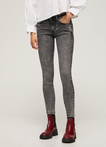 Pepe Jeans dámské šedé džíny Pixie - 30/30 (000)