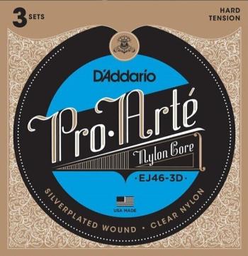 D'Addario EJ46-3D Nylonové struny pro klasickou kytaru