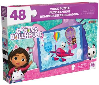 Spin Master Gábinin kouzelný domek dřevěné puzzle 48 ks