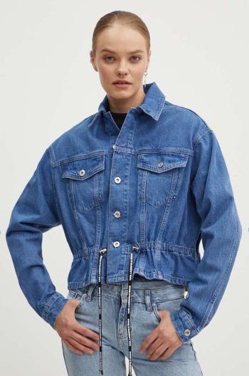 Džínová bunda Karl Lagerfeld Jeans dámská, přechodná, oversize, 245J1400