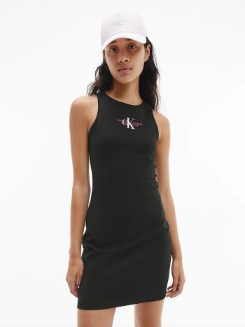 Calvin Klein Calvin Klein Jeans dámské černé šaty URBAN LOGO TANK DRESS