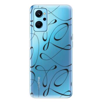 Odolné silikonové pouzdro iSaprio - Fancy - black - Realme 9i