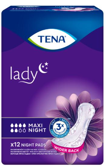 Tena Lady Maxi Night inkontinenční vložky 12 ks