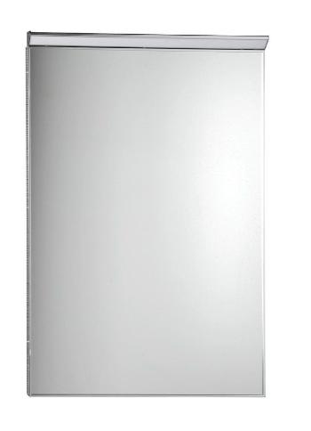 AQUALINE BORA zrcadlo v rámu 600x800mm s LED osvětlením a vypínačem, chrom AL768