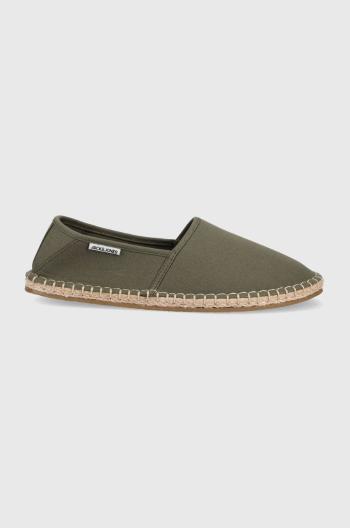 Espadrilky Jack & Jones Jfwlawrence zelená barva