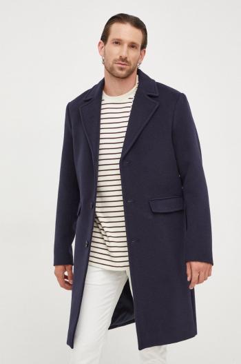 Kabát Sisley pánský, tmavomodrá barva, přechodný