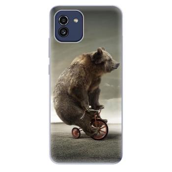 Odolné silikonové pouzdro iSaprio - Bear 01 - Samsung Galaxy A03