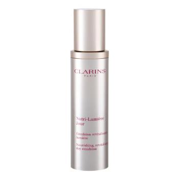 Clarins Nutri-Lumière Nourishing Revitalizing Day Emulsion 50 ml denní pleťový krém poškozená krabička na všechny typy pleti; proti vráskám