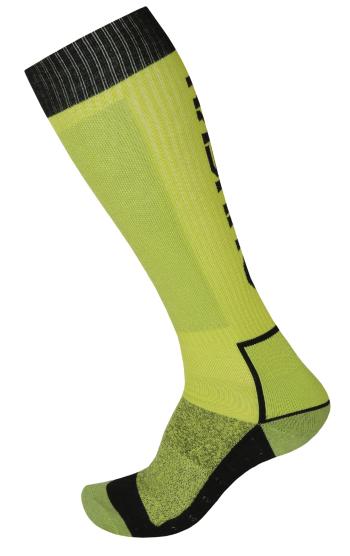 Husky Ponožky Snow Wool zelená/černá Velikost: XL (45-48)