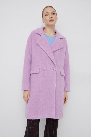 Kabát XT Studio dámský, růžová barva, přechodný
