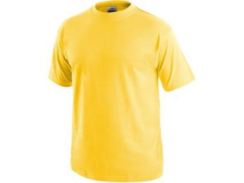 Tričko s krátkým rukávem DANIEL, žluté, vel. 3XL