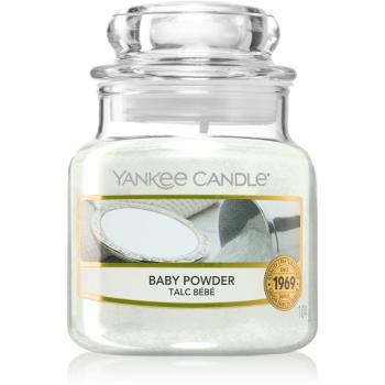 Yankee Candle Baby Powder vonná svíčka Classic malá 104 g