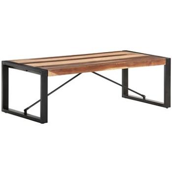 Konferenční stolek 120x60x40 cm masivní dřevo vzhled sheeshamu (321537)