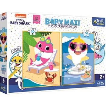 Trefl Oboustranné puzzle Baby Shark baby maxi 2x10 dílků (43005)