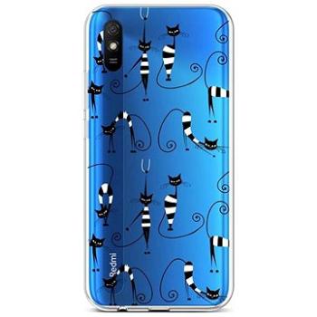 TopQ Xiaomi Redmi 9A silikon Cats 1 51948 (Sun-51948)