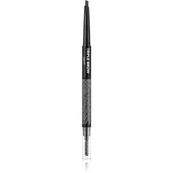 flormar Triple Brow Pencil tužka na obočí 3 v 1 odstín 002 Auburn 0.75 g