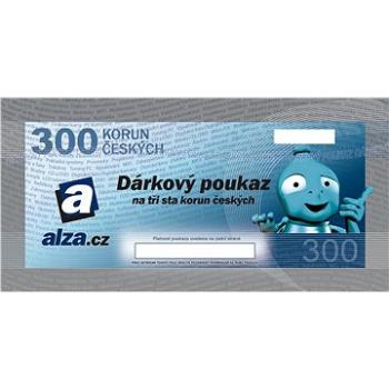 Elektronický dárkový poukaz Alza.cz na nákup zboží v hodnotě 300 Kč