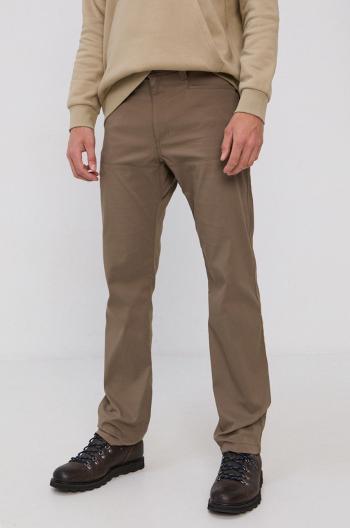 Kalhoty Wrangler pánské, šedá barva, jednoduché