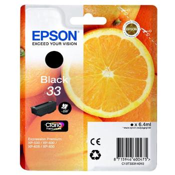 EPSON T3331 (C13T33314010) - originální cartridge, černá