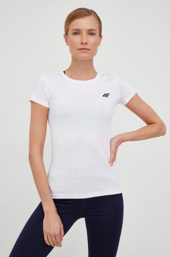Tréninkové tričko 4F bílá barva