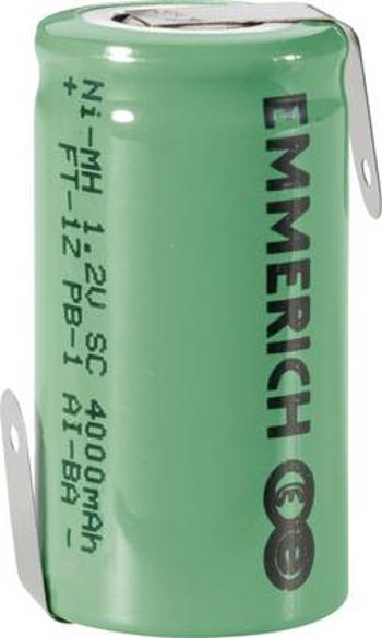 Akumulátor NiMH Emmerich SUB C4000 mAh, ZLF