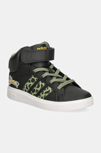 Dětské sneakers boty adidas GRAND COURT MID LionKing šedá barva, IF4094