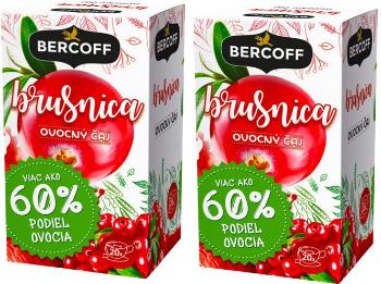 Bercoff Ovocno-bylinný čaj Brusinka sáčky 32 x 2.5 g