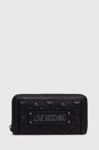 Peněženka Love Moschino černá barva, JC5600PP1LLA0000