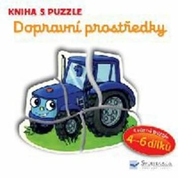 Kniha s puzzle - Dopravní prostředky Vera Bruggeman - Bruggemann Vera