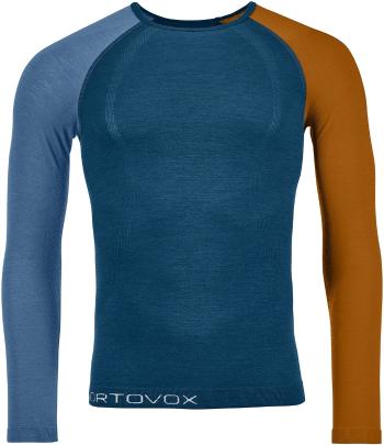 Ortovox 120 comp light long sleeve m - petrol blue S