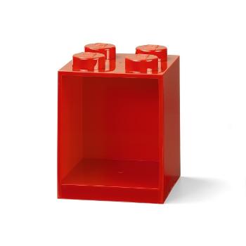 Brick 4 závěsná police, více variant - LEGO Barva: červená