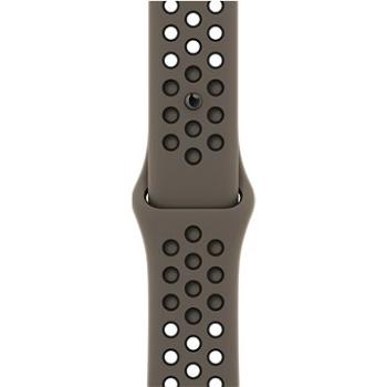 Apple Watch 41mm olivovošedo-černý sportovní řemínek Nike (MPGT3ZM/A)