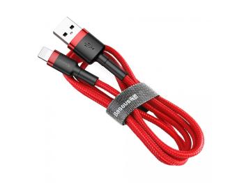 Baseus Cafule nabíjecí / datový kabel USB na Lightning 2, 4A 3m, červená-červená