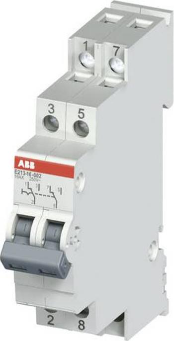 Vypínač na DIN lištu ABB E213 16A-002, 16 A, 250 V, 2 C/O, 2CCA703045R0001