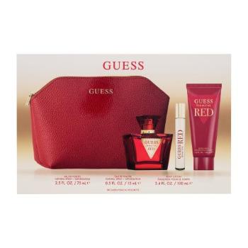 GUESS Seductive Red dárková kazeta toaletní voda 75 ml + tělové mléko 100 ml + toaletní voda 15 ml + kosmetická taštička pro ženy