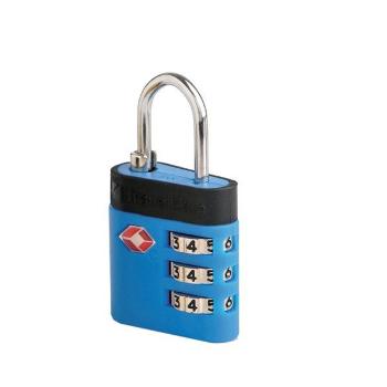 TravelBlue TB037 bezpečnostní TSA kódový zámek na zavazadla, modrý