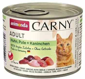 ANIMONDA konzerva CARNY Adult - kuře, krůta+králík - 200g