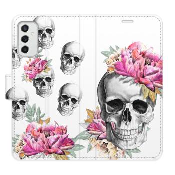 Flipové pouzdro iSaprio - Crazy Skull - Samsung Galaxy M52 5G