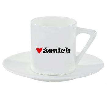 Espresso hrnek s podšálkem 100ml Ženich